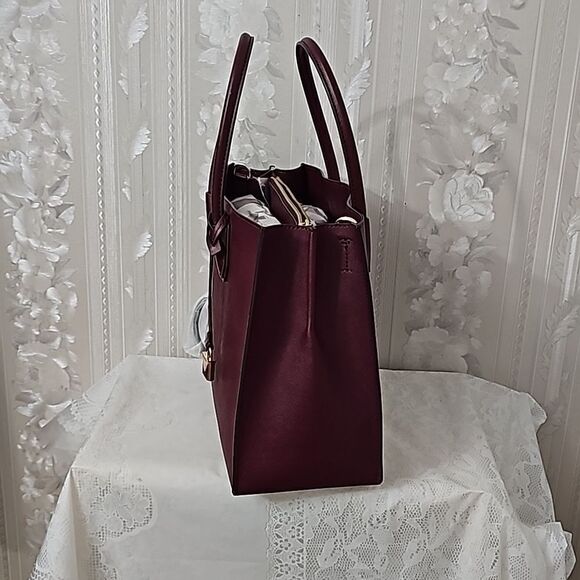 Michael Kors Large Mercer Satchel Crossbody Leather Bag NWT - Picture 6 of 9